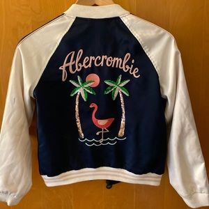 Abercrombie Kids Satin Bomber Jacket